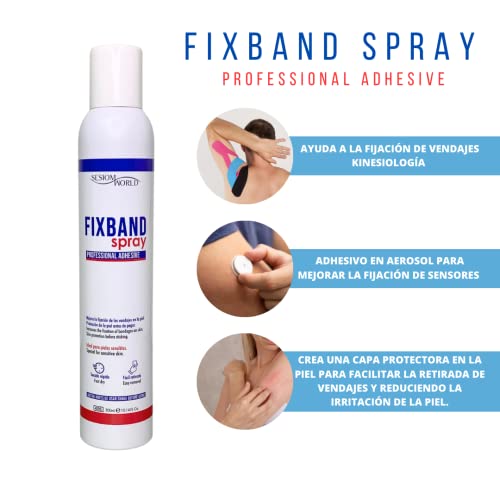 Fixband Professioneller Sprühkleber für Kinesiologie, 300 ml