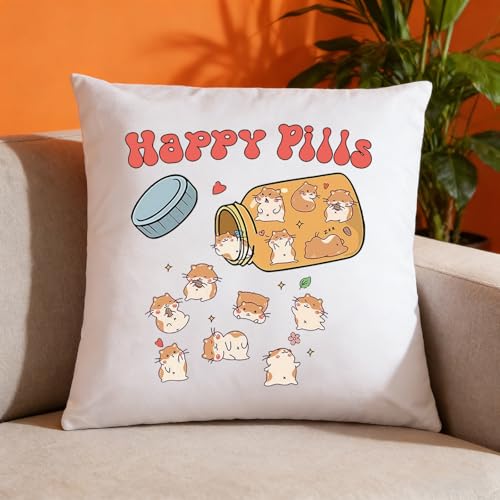 Taie d'oreiller hamster housse coussin imprimé animal mignon - 7
