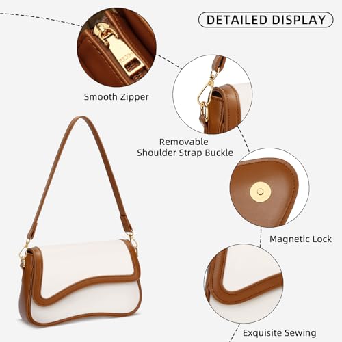 Image of KKXIU Shoulder Bag for Women Small Clutch Purses Cute Hobo Handbag Trendy Underarm Bag