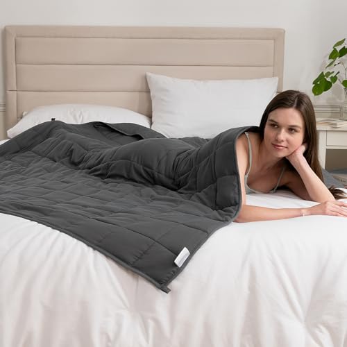 Good Nite Gewichtsdecke 8 kg - Schwere Anti-Stress Decke für Erwachsene (150x200 cm) Weighted Blanket zur Entspannung & besseren Schlaf