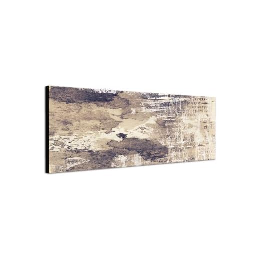 Beige brun 150 x 50 cm panoramaväggmålning på duk och kilram redo att hänga – våra bilder på duk imponerar med sitt ovanliga format och det extremt detaljerade trycket på upp till 100 megapixel högupplösta foton.