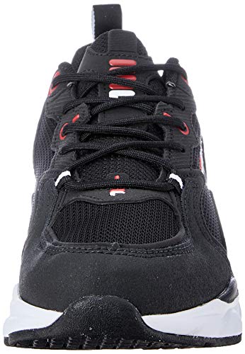Tênis Fila Skipper, Masculino, Preto/Branco/Vermelho, 40