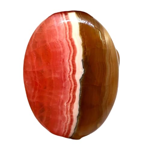 Rhodochrosite cabochon pierre naturelle ovale 34 x 25 x 5 mm pour bague et collier