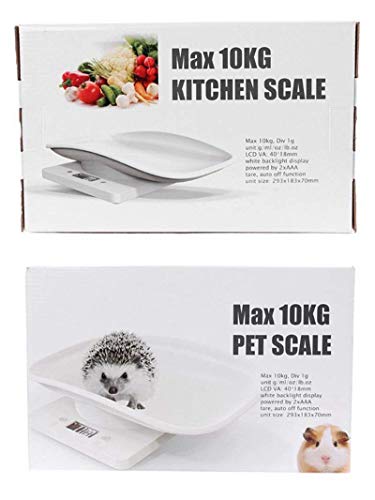 Balance de cuisine et petits animaux, écran LCD précis