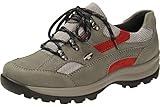 Waldläufer Outdoor Waldläufer TEX Damen Wanderschuhe Weite H Grau/Bordeaux, Schuhgröße:EUR 37.5