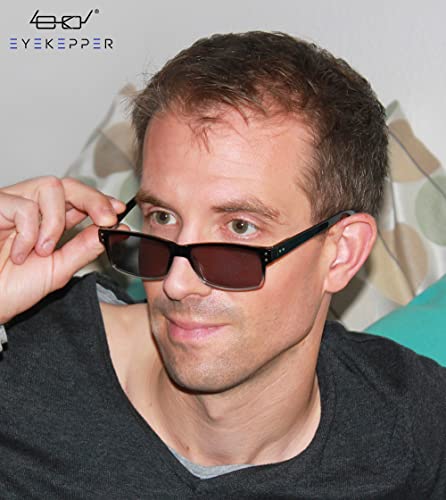 Image of Eyekepper Vintage Reading Sunglasses for Men - 5 Pack Grey Tinted Lens Readers +4.00