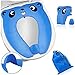 Reductor WC Niños, Orinal Portatil, Adaptador WC Niños, Orinales Infantiles, Asiento Inodoro Niños con Bolsa de Almacenaje Portátil Antideslizante Limpio Rápido para Viajes