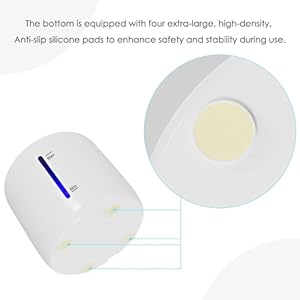 Pet Water Fountain,68oz/2L Pet Water Fountain Automatic Cat Drinking Fountains Pet Water Bowl with LED Light,with Silicone mat Anti-Slip,Cat Water Dispenser with Ultra-Quiet Pump for Cats and Dogs