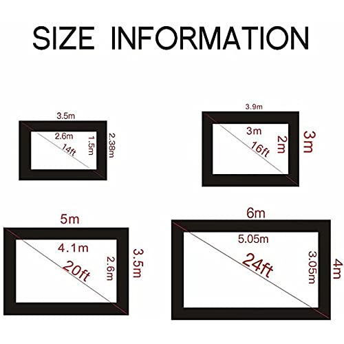 Pantalla Inflable para Proyección Indoor y Outdoor 16ft miniatura 5