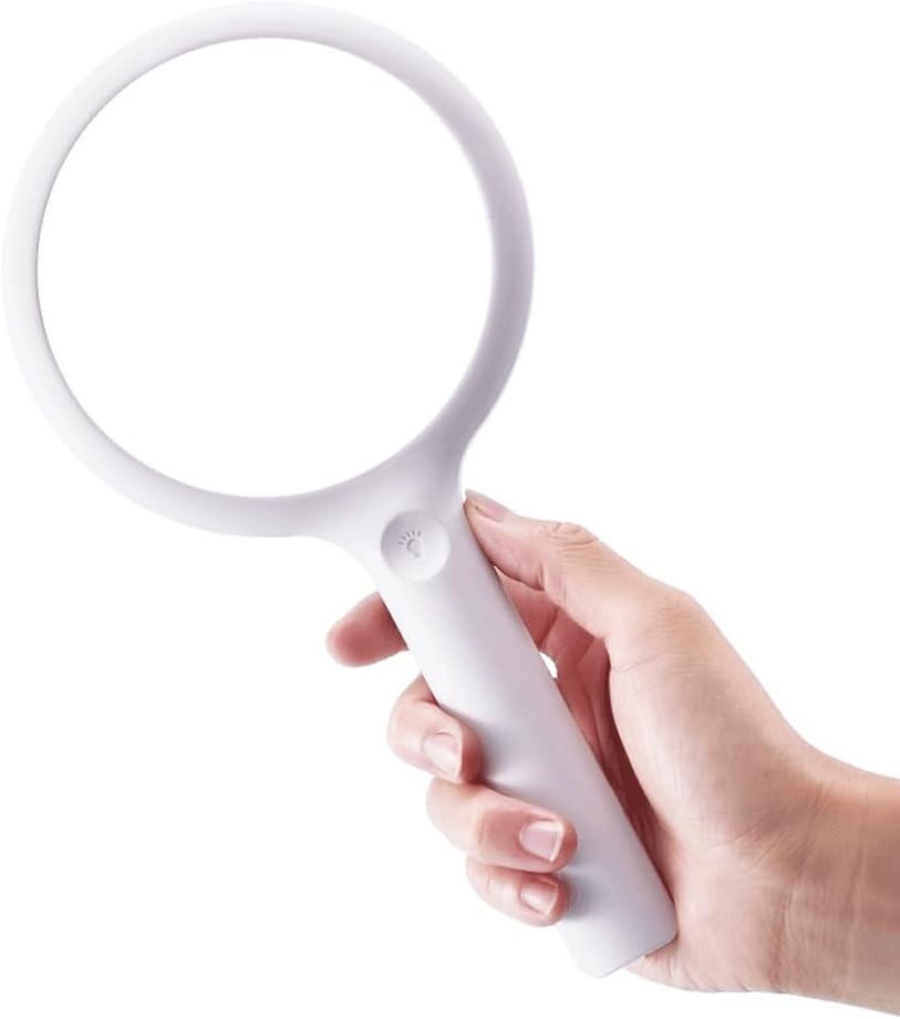 LED Light Handheld Magnifying Glass Microscope Magnifier Loupe Boards Repair Tools