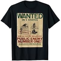 Looney Tunes Slyvester Wanted Public Enemy Camiseta
