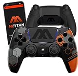 Custom Modded Controller for PS5 with Anti Recoil Mode - Remappable Paddles - Interchangeable Thumbsticks - Hair Triggers - Tactical Buttons - Wireless Joystick for PlayStation 5 with Unique Design MZ