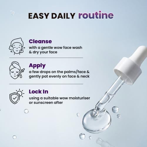 Image of WOW Skin Science 10% Copper Peptide Advanced Face Serum | Copper Peptide + Centella Asiatica | Improves Firmness, Elasticity & Fine Lines | Anti‑Ageing Repair Serum | All Skin Types | 30 ml