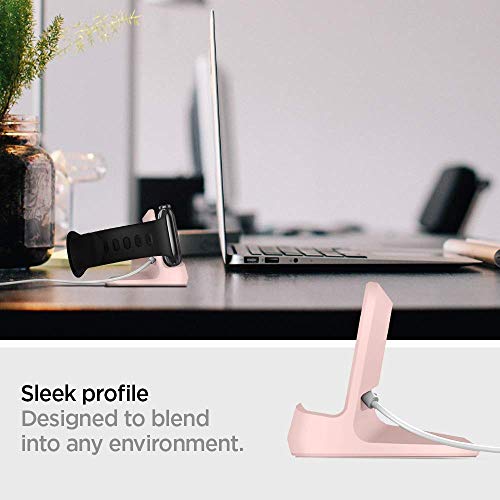 Image of Spigen Night Stand Dock Designed for All Apple Watch Series - Pink Sand