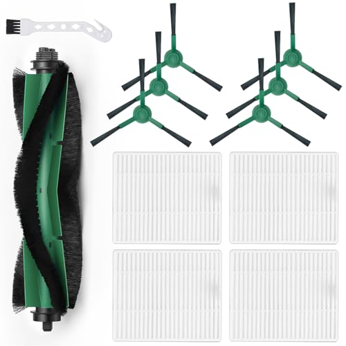 BUXEBUX 12Pcs Replacement Parts for iRobot Roomba 105 Vac, 105 Combo, Plus 405/404 Combo, Q011, Q0120, Q0520, Y0110, Y0140 Essential Series Robot Vacuum Accessories Kit