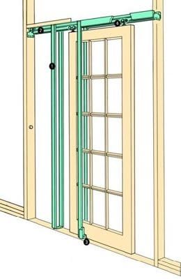 Coburn H36 Hideaway pocket door gear for doors up to 915mm x 2032mm, 56Kgs