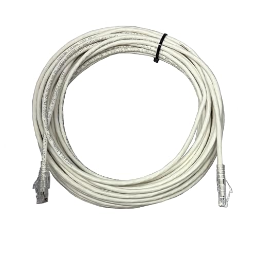 75 Foot White Cat6 UTP Plenum CMP Rated Ethernet Patch Cable by Custom Cable Connection
