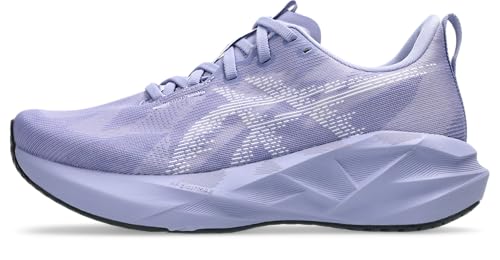 Image of ASICS Novablast 5 womens Sneaker, Bluebell /Lilac Hint, 8.5 US