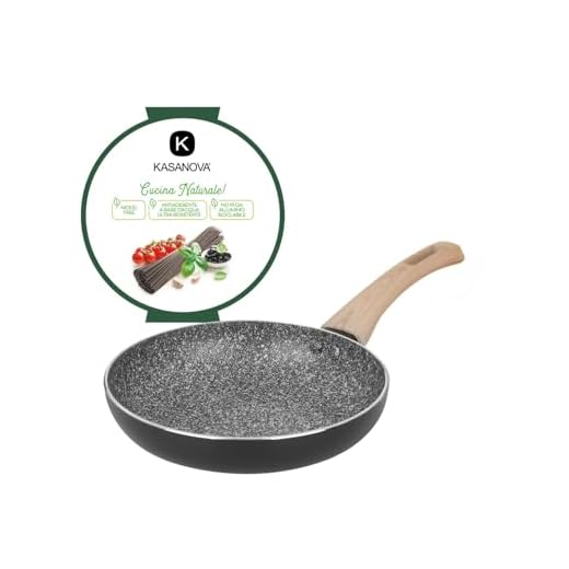 KASANOVA Padella 22 cm Black Stone