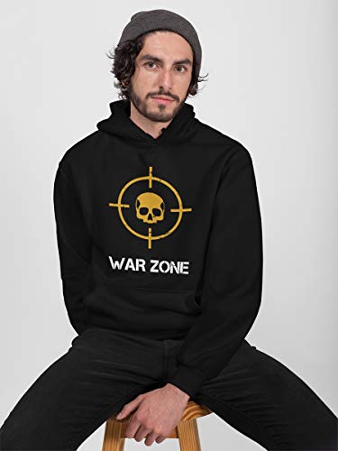 Blusa de Moletom Casaco Warzone Unissex Preto
