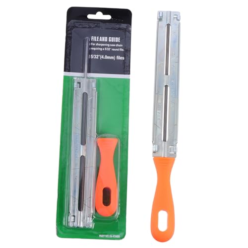 HEATSHAKING チェーンソー研ぎ工具 製ラウンドファイル 研削効率向上 手に優しい滑らかハンドル 長寿命設計 木材革対応 目立て作業簡単
