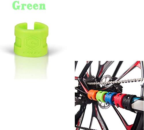 ENLEE Bike Chainstay Protector,Cycling Chainstay Protector,Bike Chain Protector,MTB Bicycle Frame Chain Stay Guards Protector,Chain Stay Protector,Bike Chainstay Protector for Mountain Road Bike,4pcs