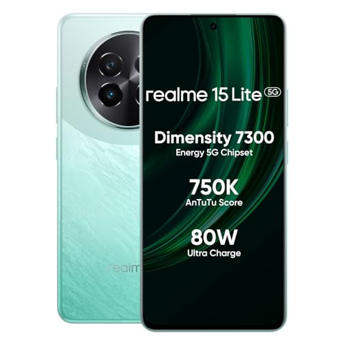realme 15 Lite Smartphone 8+128GB Green, 6.67-inch Screen, 120Hz ...