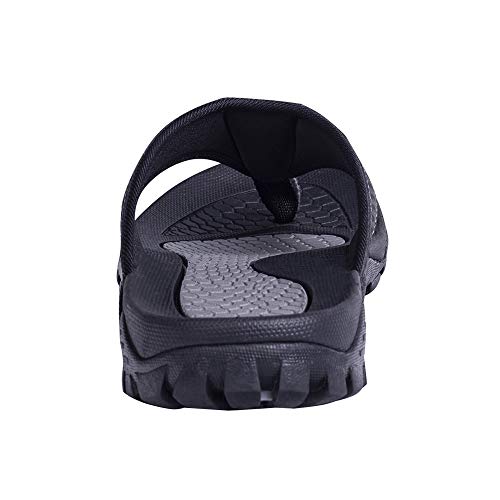Image of Mens Flip Flops Comfort Sport Thong Sandals for Indoor Outdoor Casual Beach Flip Flops for Men with Arch Support