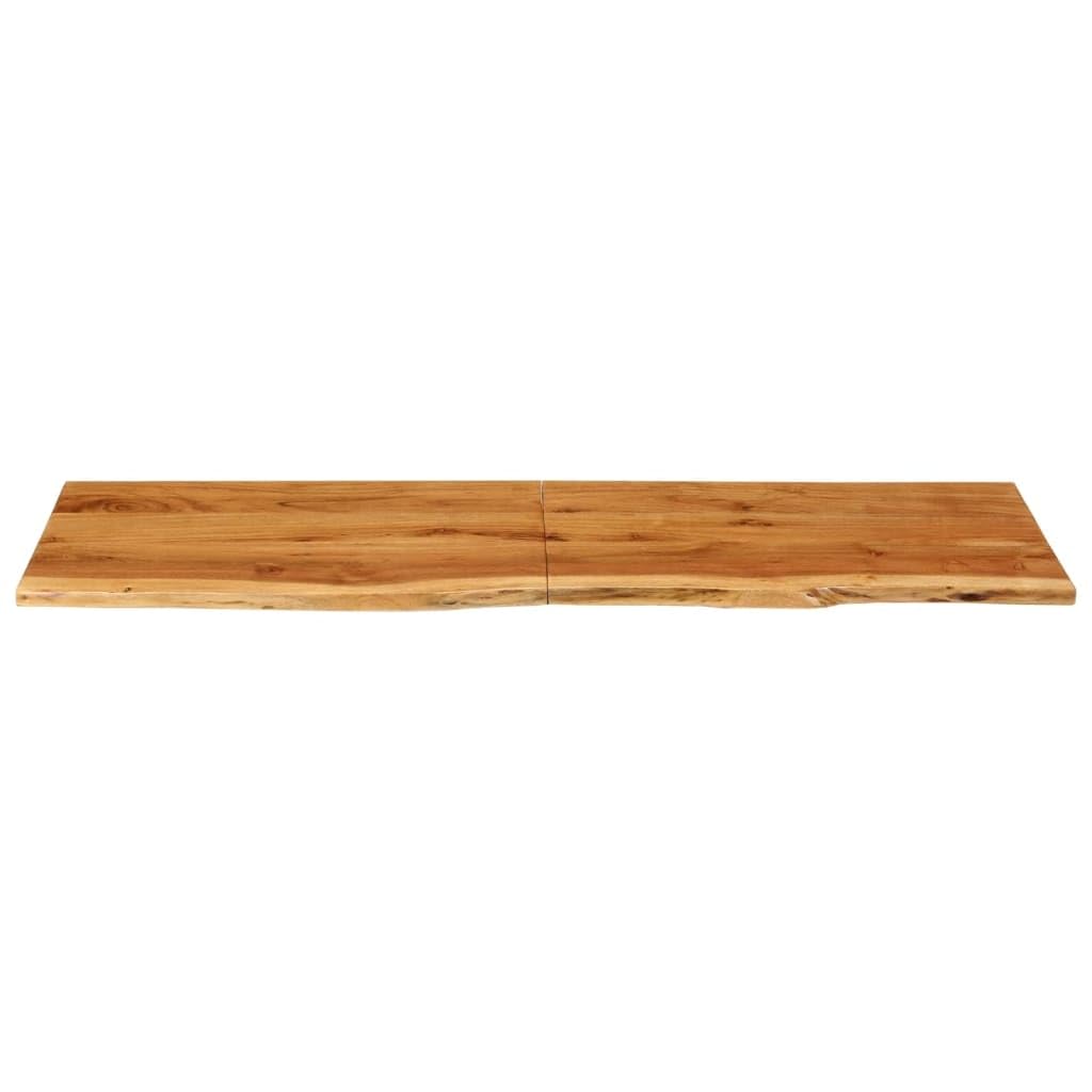 Dessus de meuble lavabo de salle de bain Acacia 140x52x2,5 cm