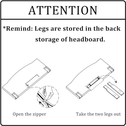 Furpopup UPHOLSTERED HEADBOARD QUEEN-QVB01 Velvet Upholstered Headboard Queen/Full Size Bed Tufted Button Headboard, Featuring High-Density Sponge Padding Luxury Texture Easy Assembly Comfort And Style-Black thumb #6