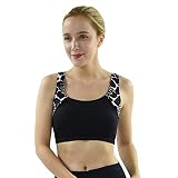 Private Island Women UPF 50+ Swim Tank Bra Short Top Sports Bras Swimsuit Rash Guard (XXXL, BWA-RST)