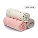 luciphia Hundedecke Katzendecken Waschbar Flauschig, 1 Pack 3 Decken Super Weich Fluffy, Kuscheldecke Fleece Haustier Decken für Hunde Katzen, Kann für Sofas, Autos, Betten, Helle Punkte 40 * 60cm