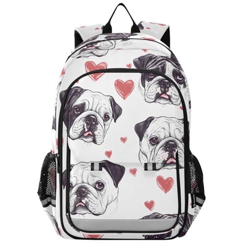 Sac à dos ordinateur portable enfants bouledogue antichoc fini les écrans brisés en voyage