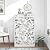 Safiyya Floral Wallpaper Peel and Stick Grey Boho Wall Paper Self Adhesive Removable Wallpaper Butterfly Flower Contact Paper for Bathroom Bedroom Living Room Vinyl Rolls 17.3" x 78.7"