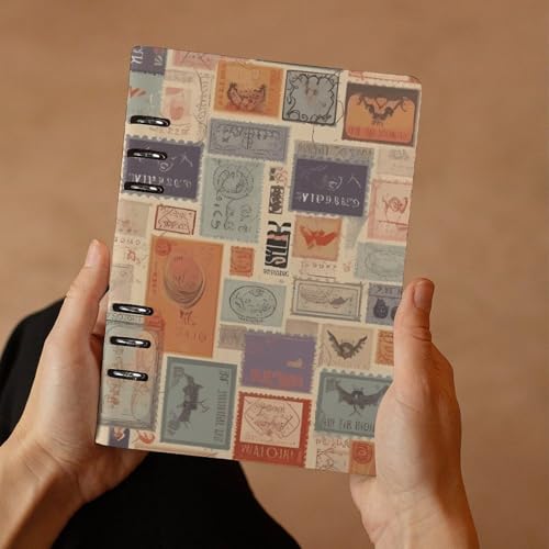 Cuaderno A5 de hojas sueltas recargable con cubierta duradera de 6 anillas 7