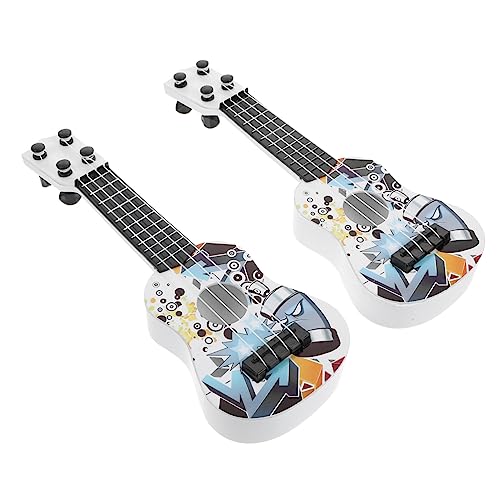Milisten 2 Piezas Miniguitarra Educativo Juguetes Mini Juguete Instrumento Juguete De Guitarra Pequeña Guitarra Mini Guitarras Guitarra Pequeña Guitarra De Juguete El Plastico