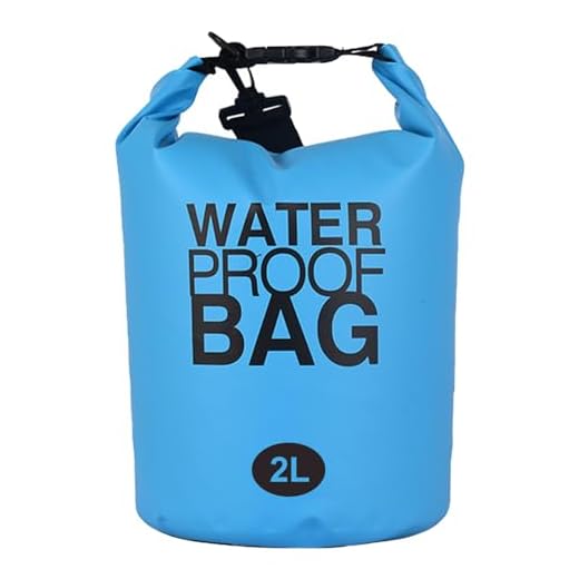 Bolsa Estanca Impermeable 2L, Dry Bag Y Bolsas Impermeables, Bolsas Impermeables, Mochila Estanca con Funda, Bolsa Seca Impermeable Al Aire libre, Muy Adecuada Para Acampar,Pesca,Piragüismo y Natación