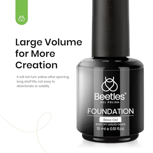 Beetles Gel Polish HU-XI-81 Beetles 3Pcs 15Ml Top And Base Coat Builder Nail Gel Set No Wipe Gel Top Coat Base Gel Builder Extension Gel thumb #6