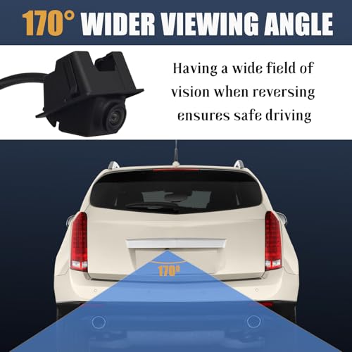 Image of RANSOTO 23205689 Rear View Backup Camera Compatible with Cadillac SRX 2010-2016 Park Assist Camera Replaces 15926122 20910350 22915398