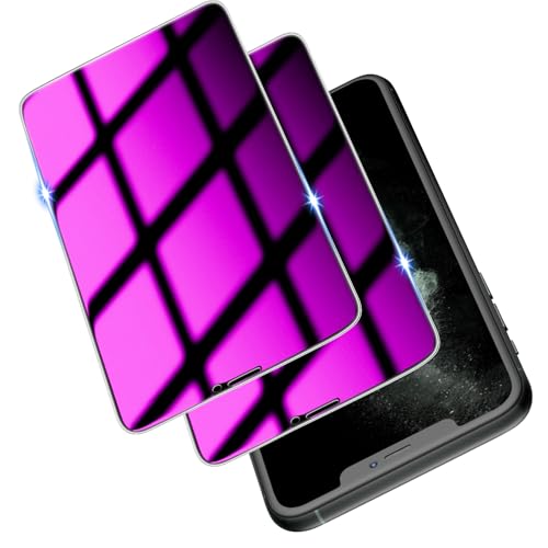 Protection écran iPhone 11 Pro verre trempé anti-espion anti-lumière bleue iPhone XS X 5,8