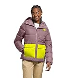 THE NORTH FACE Women's Gotham Insulated Jacket, Fawn Grey/Sulphur Spring Green, Medium