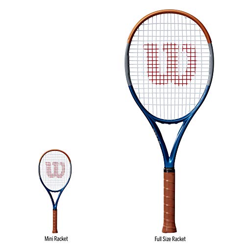 Wilson Unisex's RG MINI RACKET Tennis, Blauw/Grijs/Oranje, ONE SIZE - Image 5