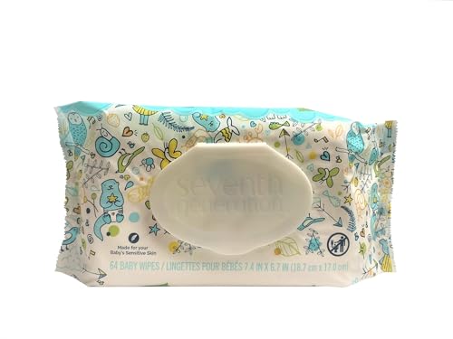 SEVENTH GENERATION BABY WIPES,TRVL S1152313 64 CT 12-CS