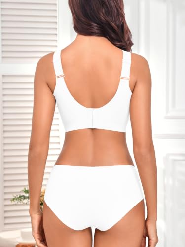Image of Women's Wireless Jelly Bra Plus Size Support Push Up Comfortable Bras