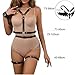 ROIEIIR 2 PCS Women's Body Chest Harness Belt with Angel Wings Sexy Adjustable Leather Body Caged Gothic Waist Harness Belts BDSM Black PU Bondage Leg Garter Roleplay Cosplay Halloween Party Clubwear