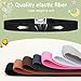 XZQTIVE 2 Pack Kids Adjustable Magnetic Belt Boys Girls Elastic Belt with Easy Magnetic Buckle