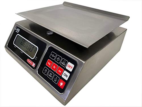 TORREY LEQ 10/20 High Precision Digital Portion Control Scale, Stainless Steel Construction, 10 kg/20 lb. Capacity - Thumbnail 3