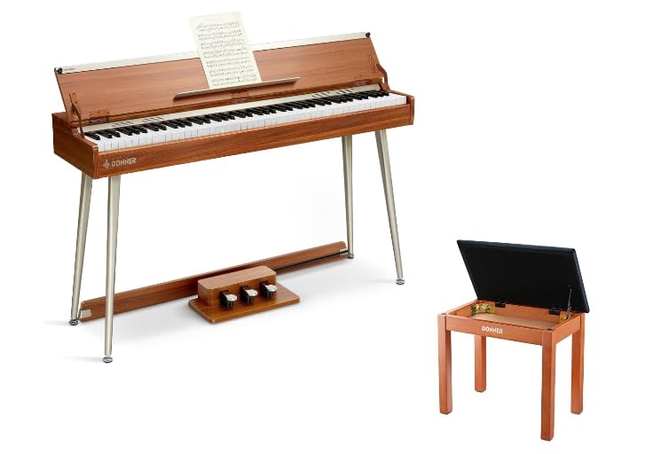 Donner DDP-80 PLUS Digital Piano+Donner Piano Bench - image 1