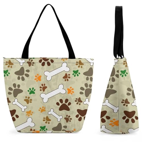 Sac à main pour femme empreinte d'os un cabas chic et élégant en grand format
