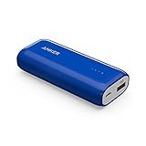 Anker Astro E1 5200mAh Candy bar-Sized Ultra Compact Portable Charger (External Battery Power Bank) with High-Speed Charging PowerIQ Technology (Blue)